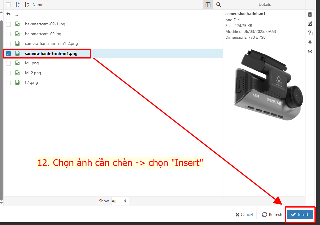 huong dan dang bai gioi thieu san pham 9