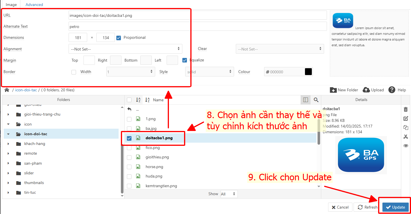 huong dan thay doi doi tac 9