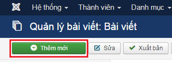 Thêm mới bài viết