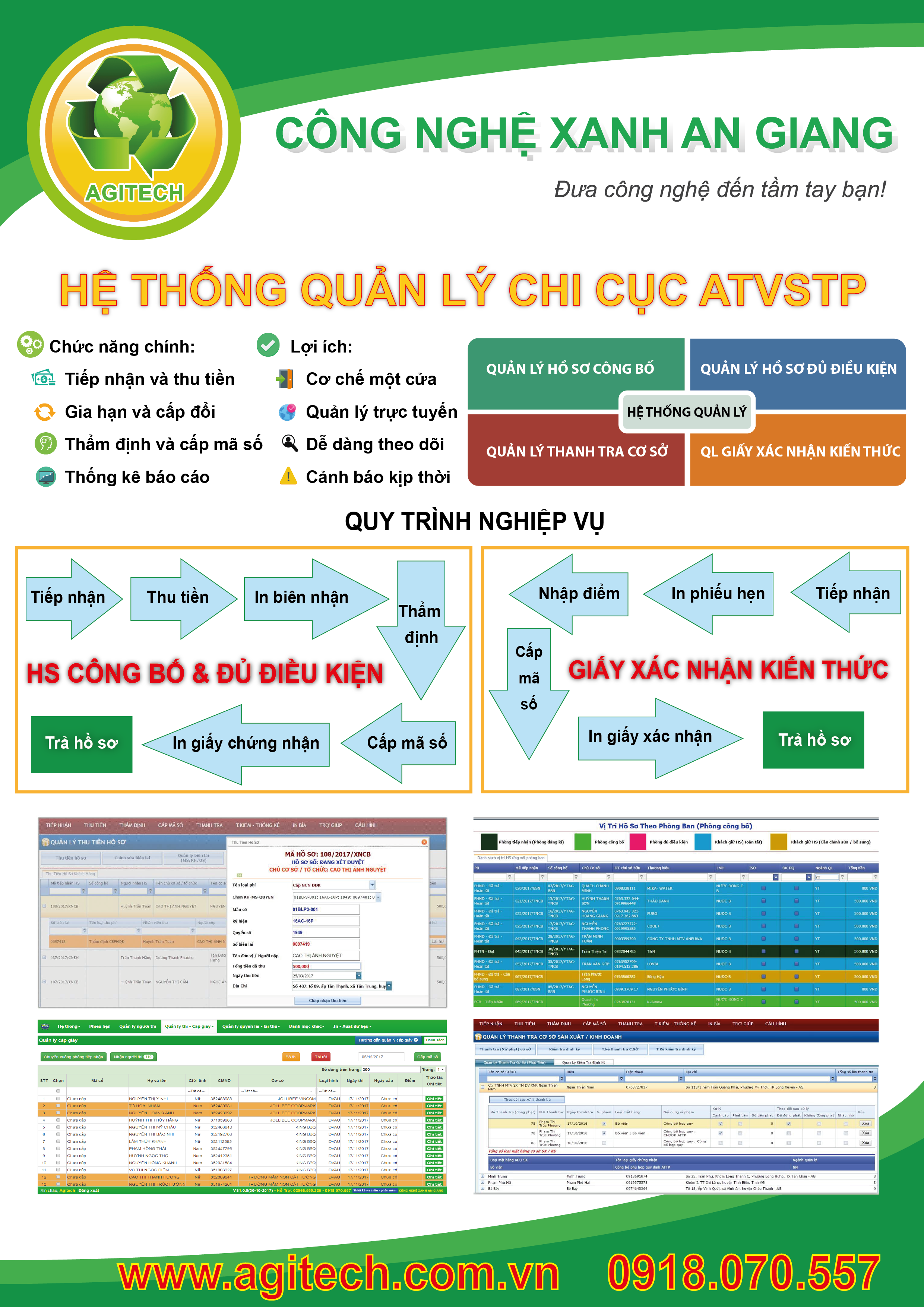 Phần mềm quản lý chi cục an toàn vệ sinh thực phẩm